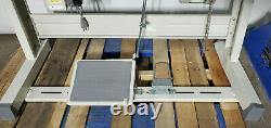 New JUKI 3 Needle Coverstitch Industrial Sewing Machine Table Servo Table Damage