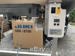 New Juki Ddl-8700 Industrial Lockstitch Sewing Machine & Energy Efficient Motor
