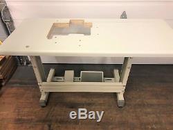 New Sewline Juki Style Table Set For Mo Series Sergers Industrial Sewing Machine