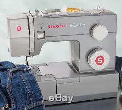 New Singer 4411 Heavy Duty Sewing Machine Portable Industrial Leather Embroidery
