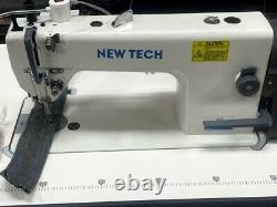 New-Tech GC-0303 Walking Foot Industrial Sewing Machine withTable and Servo Motor
