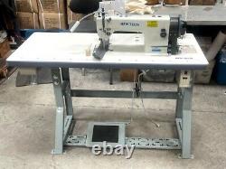 New-Tech GC-0303 Walking Foot Industrial Sewing Machine withTable and Servo Motor