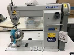 New Wilcox & Gibbs Ea 815 Hair Wig Making Post Bed Industrial Sewing Machine