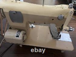 Nice Leather and Canvas Sewing Machine. Totally Refurbished. 1.5 Amp Motor. MSK