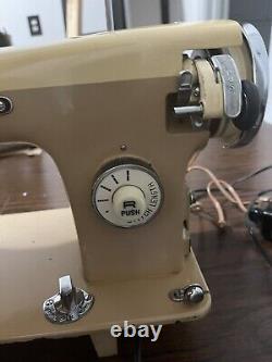 Nice Leather and Canvas Sewing Machine. Totally Refurbished. 1.5 Amp Motor. MSK