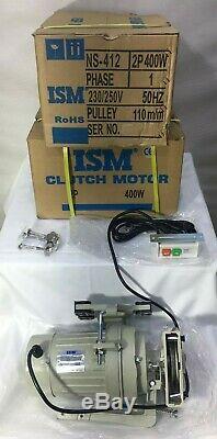 Ns412-ism Single Phase Clutch Motor (high Speed) For Industrial Sewing Machine