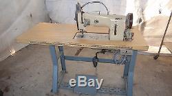 Pfaff 1245 Walking Foot Reverse Industrial Sewing Machine With Table 115 Vo
