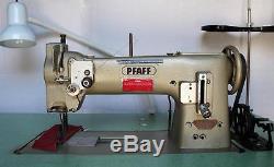 PFAFF 143B Roller Foot 1-Needle Lockstitch Reverse Industrial Sewing Machine