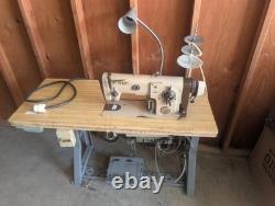 PFAFF Industrial Walking Foot Sewing Machine Motor/Stand
