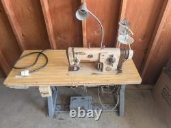 PFAFF Industrial Walking Foot Sewing Machine Motor/Stand
