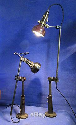 Pair Of Lamps Singer Slf-2 Industrial Sewing Machine 1930-1950