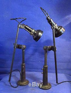Pair Of Lamps Singer Slf-2 Industrial Sewing Machine 1930-1950