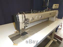 Pfaff 1245 Single Needle Walking Foot 34 Long Arm Industrial Sewing Machine