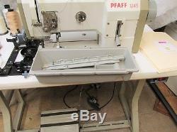 Pfaff 1245 Walking Foot Industrial Sewing Machine withServo motor, table & extra's