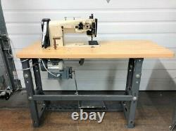 Pfaff 1245 Walking Foot Reverse Big Bob 110volt Servo Industrial Sewing Machine