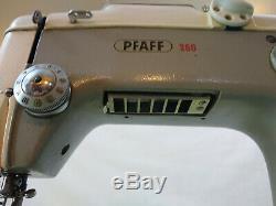 Pfaff 260 Industrial Home Sewing Machine Vintage Heavy Duty Embroider Upholstery