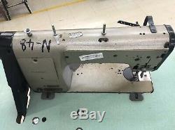 Pfaff 481 Industrial Grade Sewing Machine & Beautiful Green Table Gooseneck Lamp