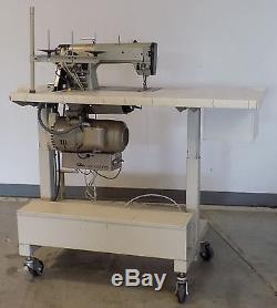 Pfaff 481 Industrial Sewing Machine With Rolling Work Bench