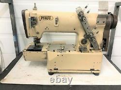 Pfaff 5642 One Needle Chainstitch Cylinder Bed +puller Industrial Sewing Machine