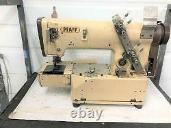 Pfaff 5642 One Needle Chainstitch Cylinder Bed +puller Industrial Sewing Machine