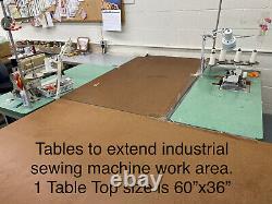 Phillocraft POW-R-PAX Industrial Sewing Machine Table 60x36