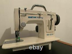 Portable Walking Foot Sewing Machine with Straight and Zig-Zag Stitch