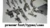 Presser Feet Types Uses For Industrial Sewing Machine Presser Foot Tutorial Sanjeevi Tex