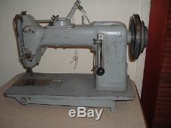Rare Heavy Duty Adler 166 Zig Zag / Straight Stitch Industrial Sewing Machine