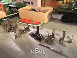 Refurbished 1950 Singer 201-2 Sewing Machine Heavy Duty Leather Extras, Video, Vgc