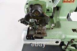 REX Model 708-2 Industrial Portable Blindstitch Sewing Machine With Case READ