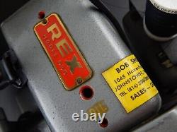 REX Model 990 Industrial Portable Blindstitch Sewing Machine with Pedal & Case