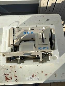 REX RX-607Z Zig-Zag and Straight Stitch Portable Walking Foot Sewing Machine