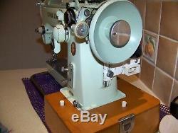 Rare Singer 320k F/a Piano Key Pattern Heavy Duty Semi Industrial Sewing Machine