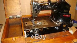 Rare Vintage / Antique Singer 147-85 Chain Stitch Industrial Sewing Machine