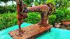 Restoration Sewing Machine Simanco Rusty Repair Sewing Machine Old