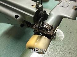 Rex Blind Stitch Industrial Sewing Machine 618-9 With Table, Motor, 2 Plates