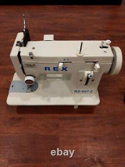Rex RX607Z Zig-Zag and Straight Stitch Portable Walking Foot Sewing Machine