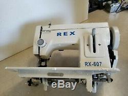 Rex RX-607 Portable Upholstery Walking Foot Sewing Machine