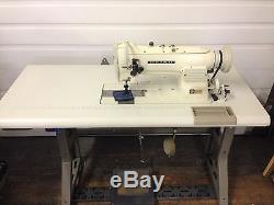 Seiko Lsw-28bl 2 Needle Walking Ft 3/8 New Servo/table Industrial Sewing Machine
