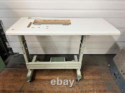 SEWLINE NEW -CASTERED 19x7 TABLE FOR 1 NEEDLE INDUSTRIAL SEWING MACHINE