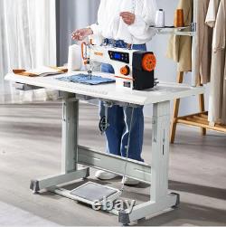 SIHAO 550W Industrial Motor Locks (Only the tabletop) Digital Sewing Machine