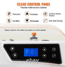 SIHAO 550W Industrial Motor Locks (Only the tabletop) Digital Sewing Machine