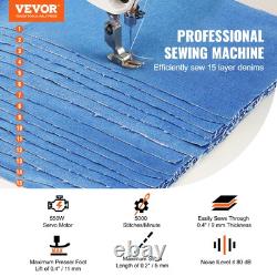 SIHAO Industrial Lockstitch Sewing Machine Lockstitch 550W Motor (not with Table)