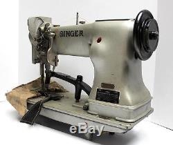 SINGER 111WSV53 Walking Foot Right Top Knife Industrial Sewing Machine Head Only