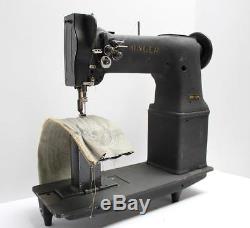SINGER 138W101 Post 2-Needle Feed 1/8 Gauge Industrial Sewing Machine Head Only