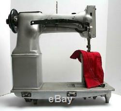 SINGER 138W101 Post Bed 2-Needle Feed 1/4 Industrial Sewing Machine Head Only