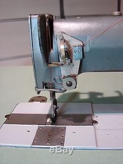 Singer 144a305 30 Long Arm Walking Foot Industrial Sewing Machine, Leather