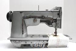 SINGER 167W100 2-Needle Double Zig Zag Industrial Sewing Machine Head Only RARE