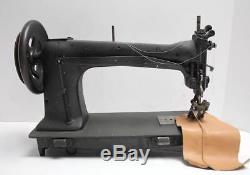 SINGER 16W11 2-Needle Roller Foot Moccasin Industrial Sewing Machine Head Only