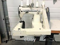 SINGER 261U23A OFF ARM 2N ON PEDESTAL WithNEW 110V MOTOR INDUSTRIAL SEWING MACHINE